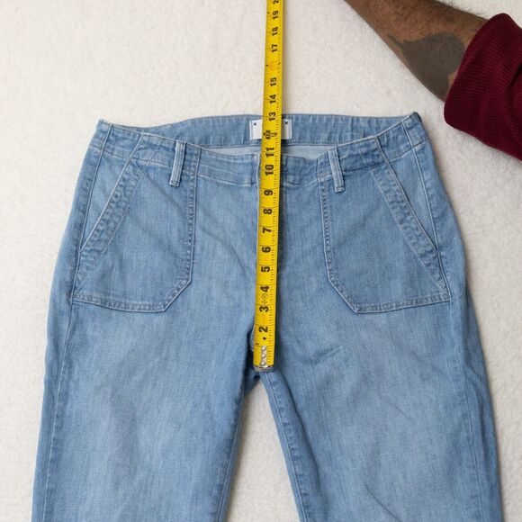 Paige Mayslie Jogger Light Wash Jeans Women's Sz 29 - Picture 9 of 16